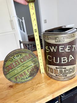 Antique 1890’s General Store Cans