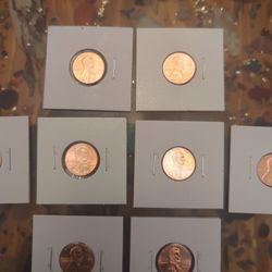 Uncirculated P+D 2009 Lincoln Commemorative Penny's 