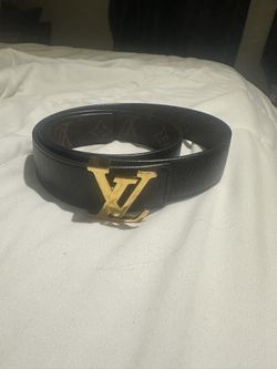 LOUIS VUITTON Calfskin Monogram 20mm LV Initiales Reversible