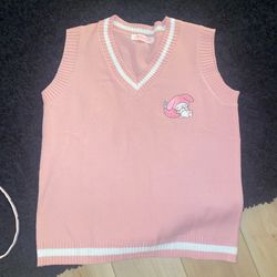 My Melody sweater vest. Size L