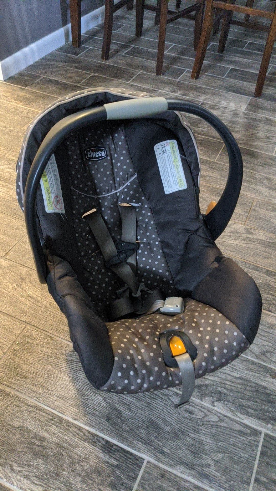 Chicco car seat with two bases. One for both parents!