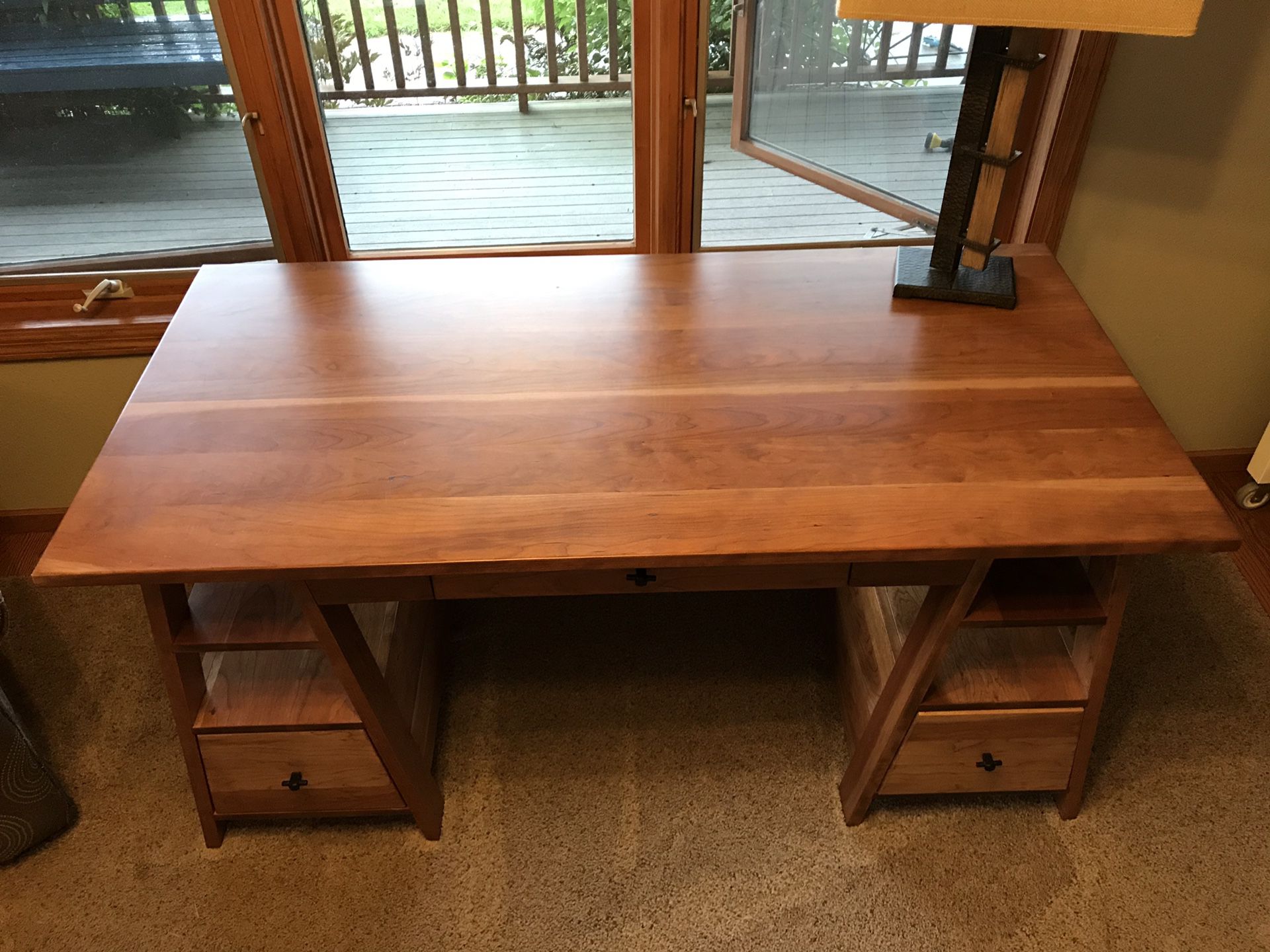 Yutzy built Cortland Sawhorse desk