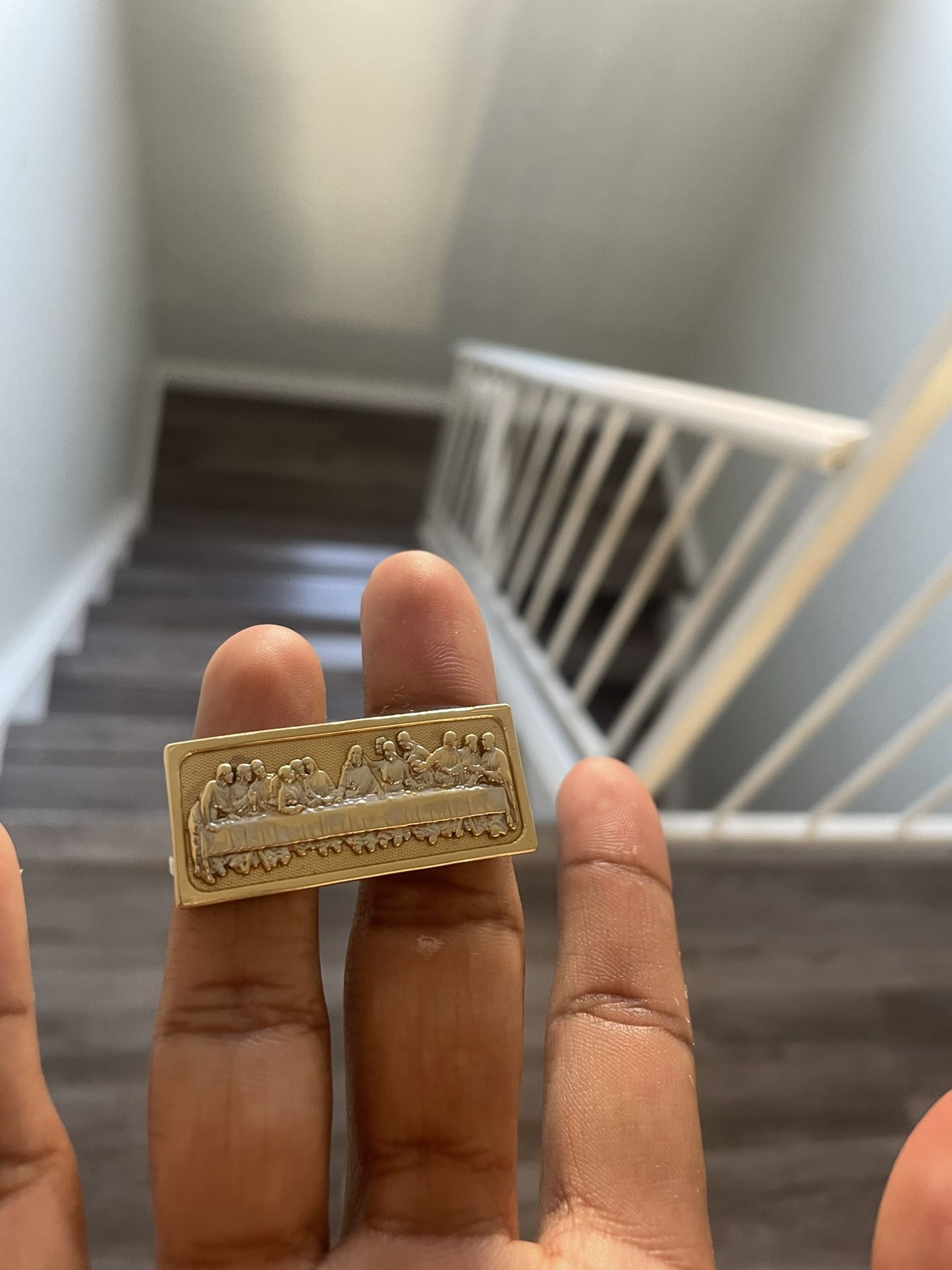 14k Last Supper 2 Finger Ring