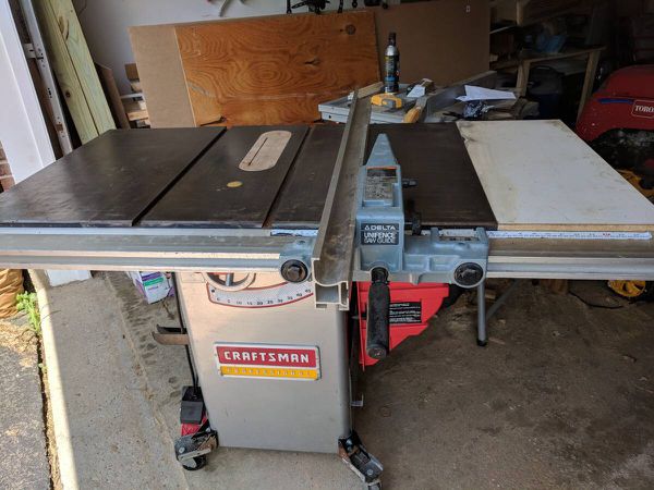 Craftsman Professional Cabinet Table Saw For Sale In Cary Il