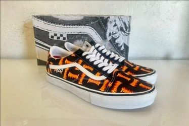 VANS Skate Old Skoo, Trasher Black/Multi VN0005W0BML - Size Men13