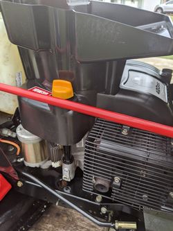 Huskee LT3800 riding mower with utility trailer included for Sale in