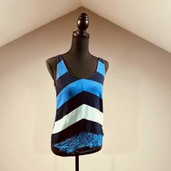 Small Blue Stripe Tank