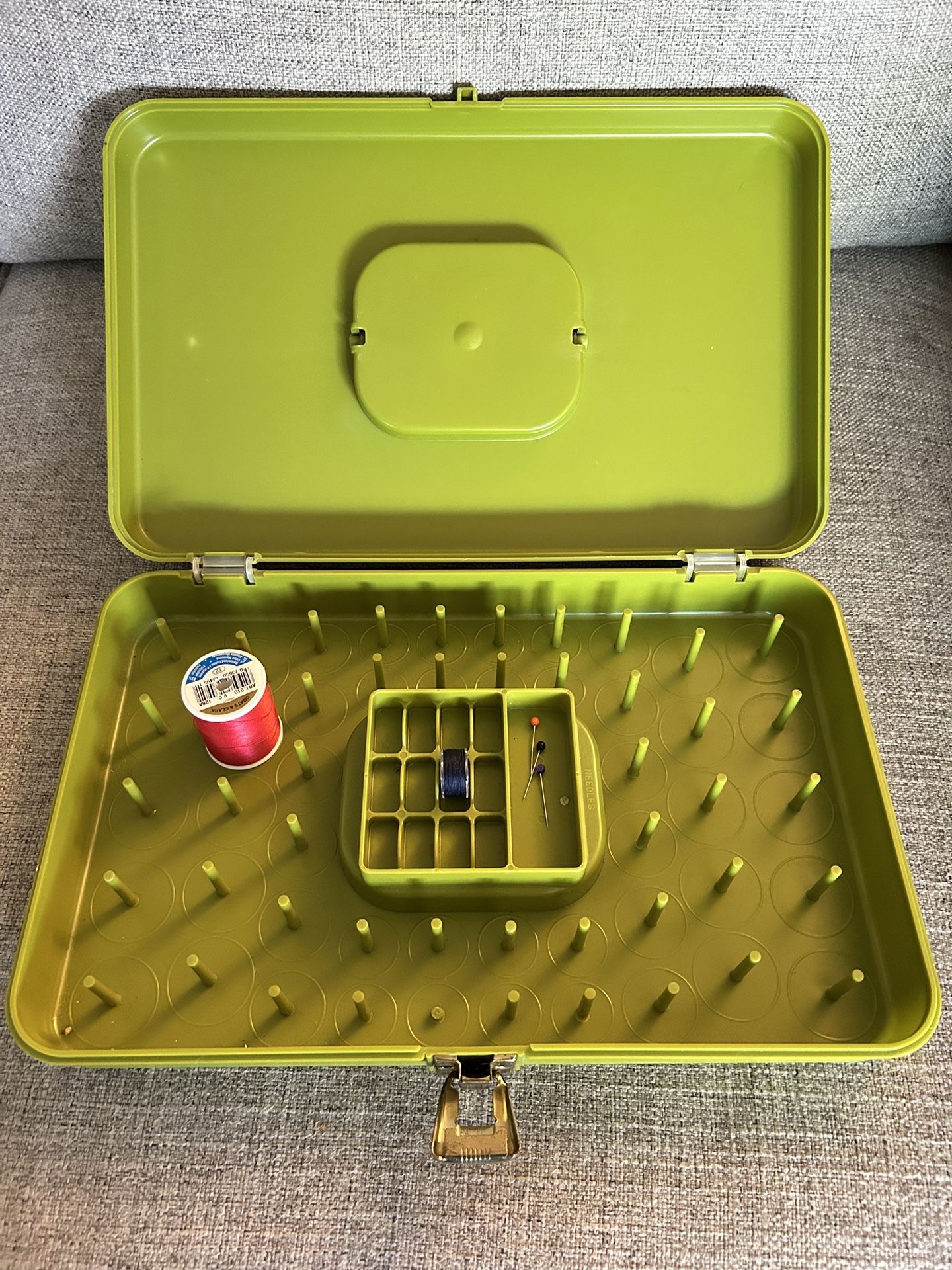 Vintage-made In U.S.A. Sewing Box