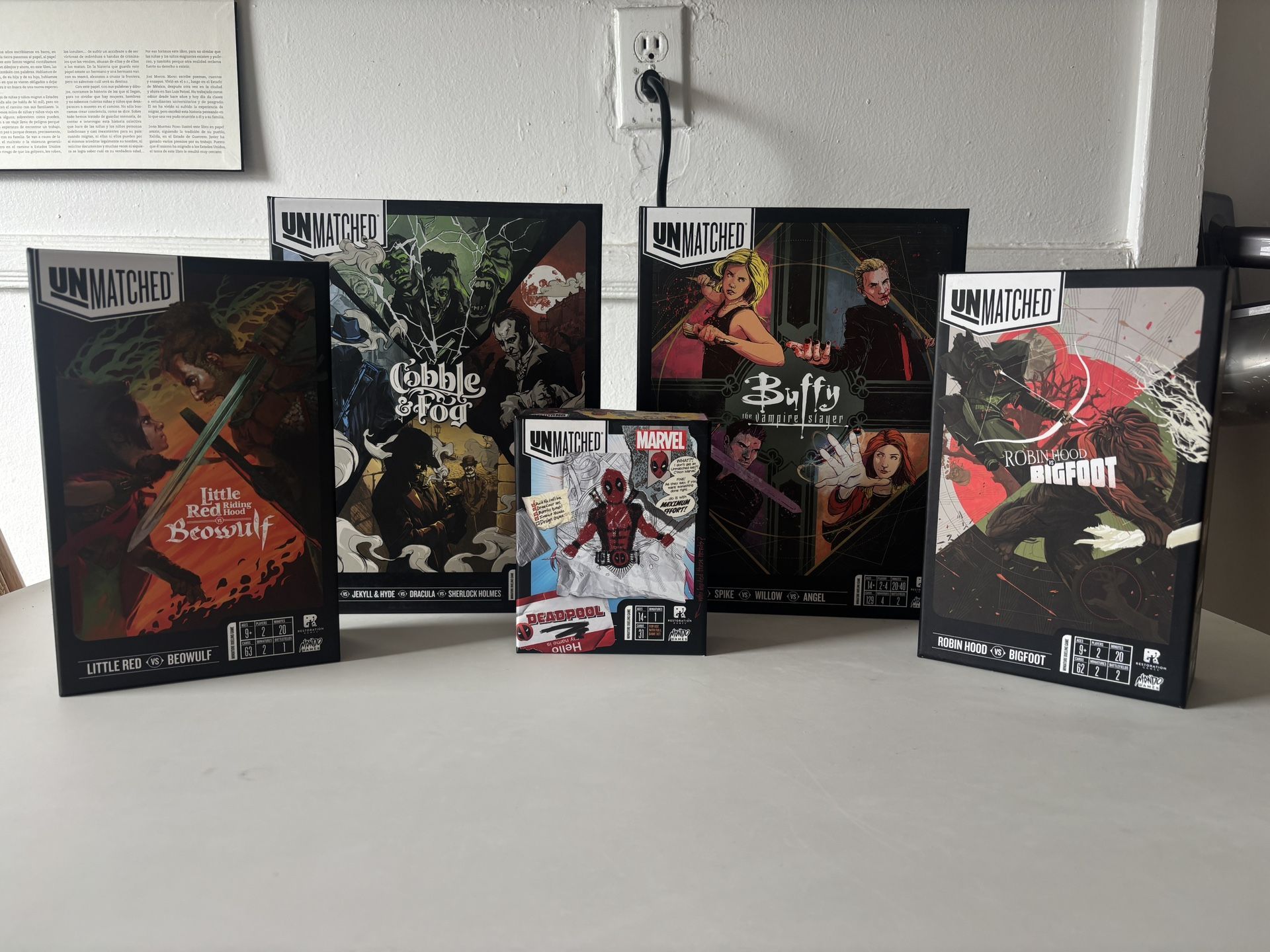 Unmatched Board Game Collection 