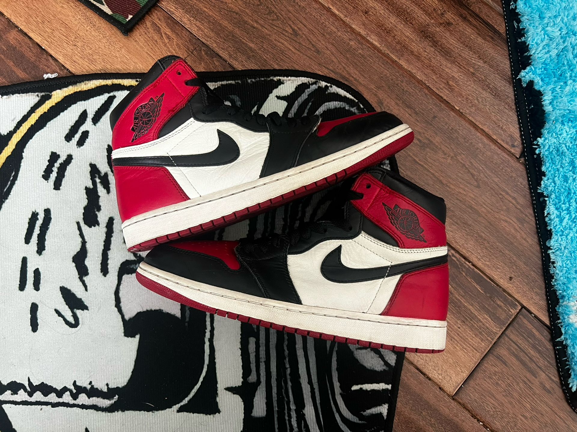 Jordan 1 High Bred toe size 9.5