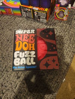 Super Nee Doh Fuzz Ball Stress Toy