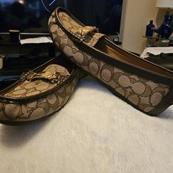 Coach Olive Colored Loafers