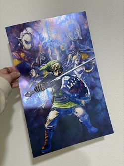 Legend of Zelda skyward promo poster Nintendo limited
