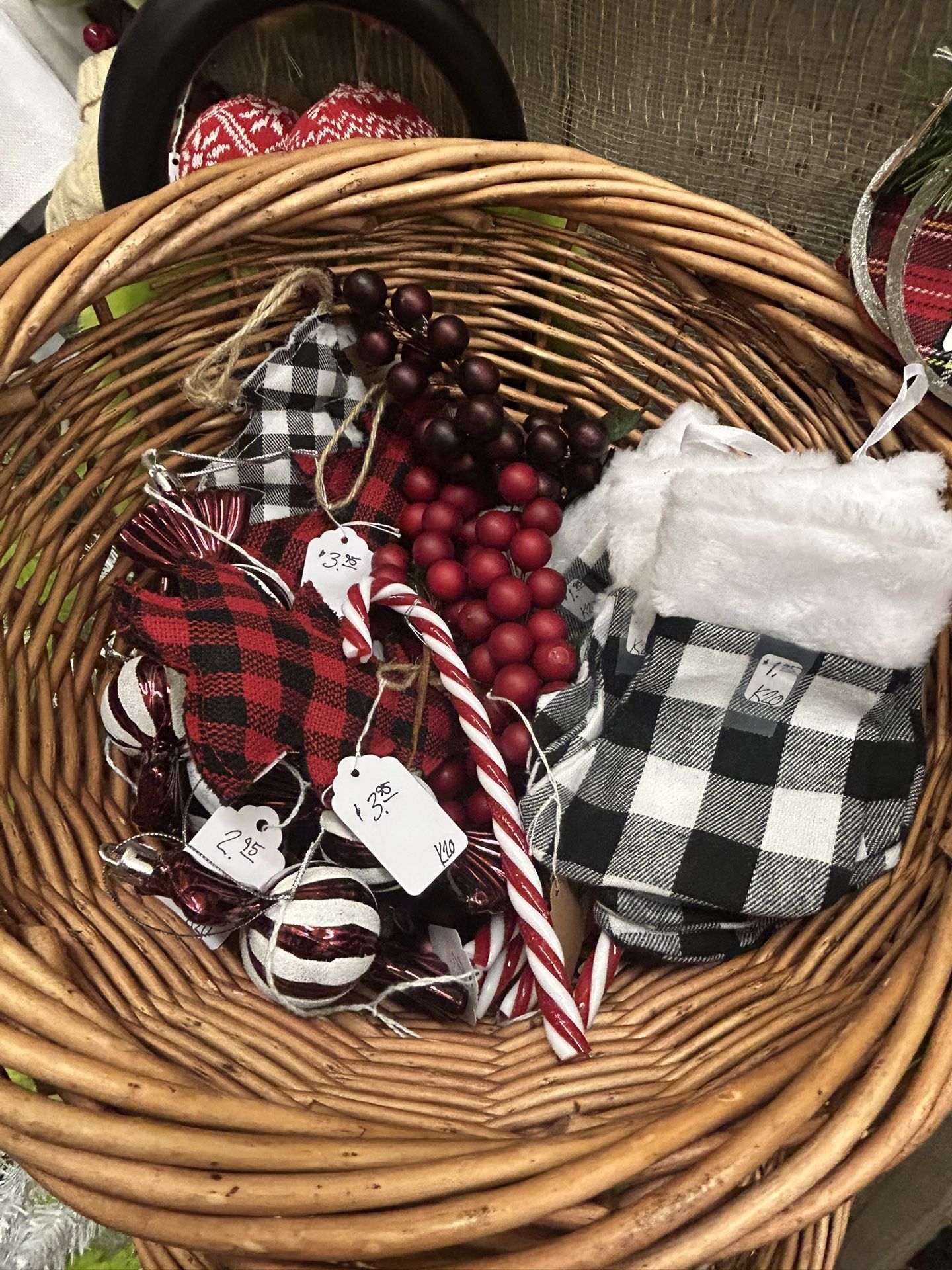 ***JUST REDUCED***Mini Buffalo Plaid Stockings