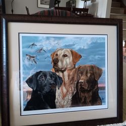 Ducks Unlimited Labrador Dog Picture Frame 