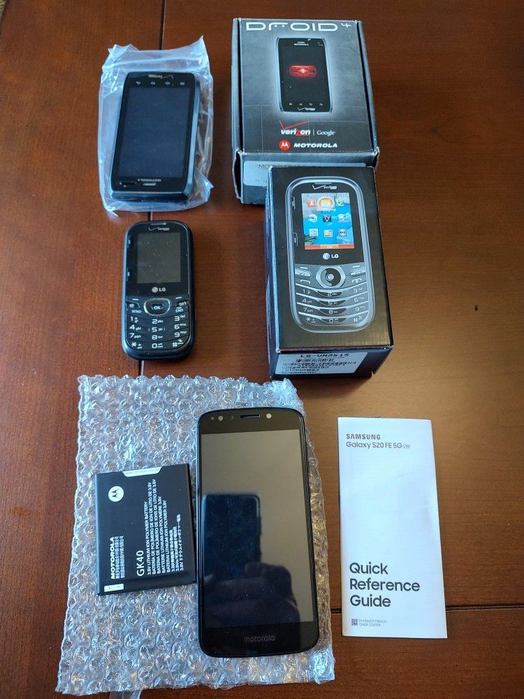 Old Cell Phones - Set Of 4