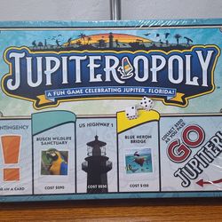 New, Sealed, RARE!! Jupiter-Opoly MONOPOLY,  Celebrating JUPITER FLORIDA.. HTF!