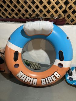 Patched, No Mesh - Bestway Rapid Rider Inflatable River Float Tube Ring Raft