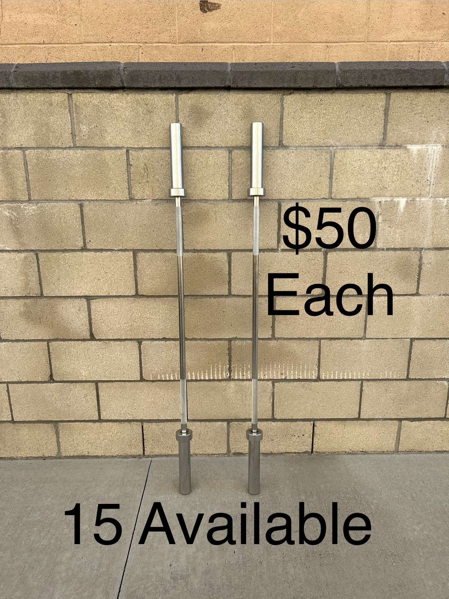 5ft Olympic Barbell for Strength Training, 2 Inch Bar for Squats, Curls, Deadlifts, Presses, Hip Thrusts