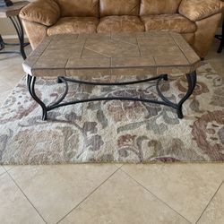 Tile Top Coffee Table, End Tables, Sofa Table