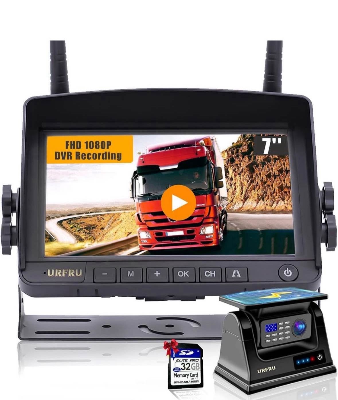 Magnetic Wireless Solar Backup Camera