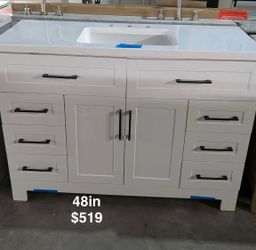 48in Bathroom Vanity with Top