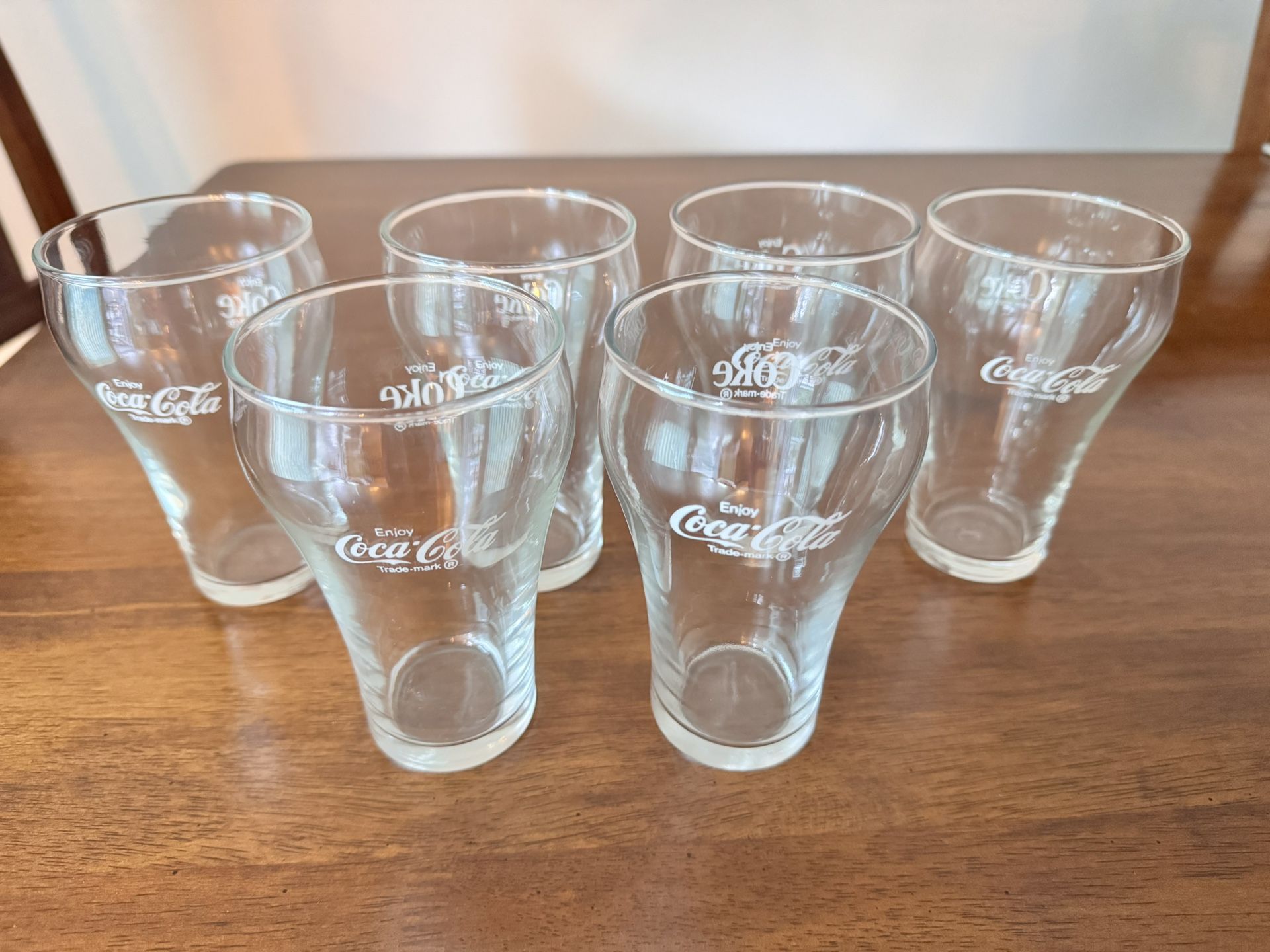 Set Of 6 Coke Glasses