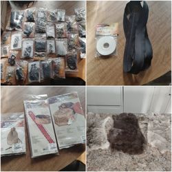 Tandy leather and craft tool tools and leather for sale.