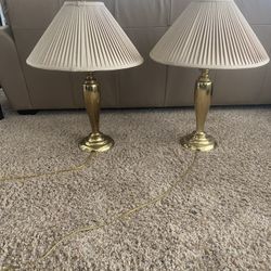 Stiffel Lamps - Brass