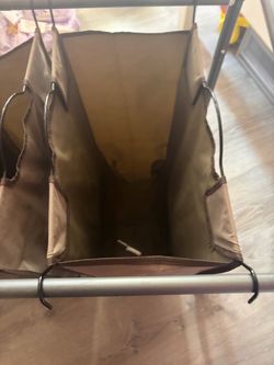 Simple Houseware Heavy-Duty 3-Bag Laundry Sorter Cart, Removable Bags and Locking Wheels for the Laundry Room