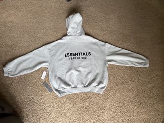 Essentials Gray Hoodie-tags on!