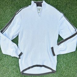 American Rag Cie Quarter Zip Knit Sweater Men's XL Pullover Heavy Weight