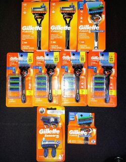 Gillette Fusion5 & Proglide BUNDLE:$270+ Retail, TAKE ALL FOR $75!!