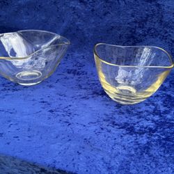 Glass bowl each five dollars 