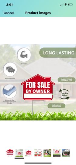 Homeowner For Sale Signs