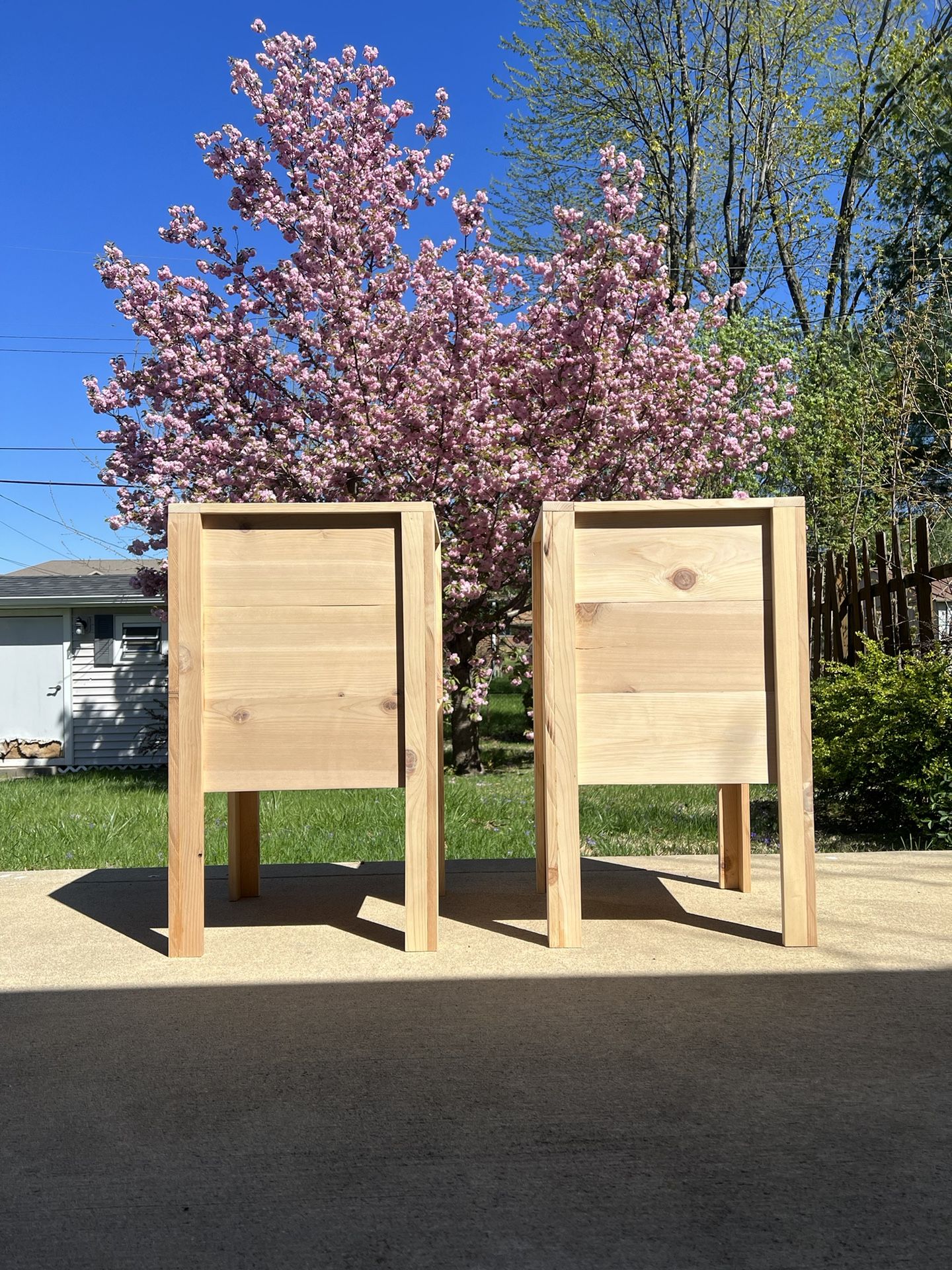 Handcrafted Cedar Wood Planter Boxes- Made To Order
