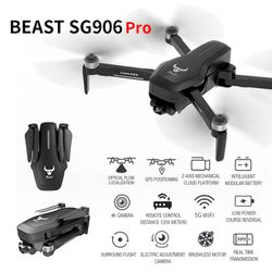 PRO GPS Drone With 2-axis Anti-shake Self-stabilizing Gimbal WiFi FPV 4K Camera Brushless Drone Quadcopter VS F11 Pro