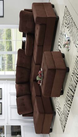 New Sectional with ottoman / couches
