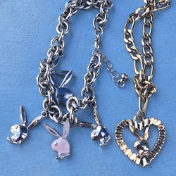 Playboy bunny Earings, Rings, bracelets