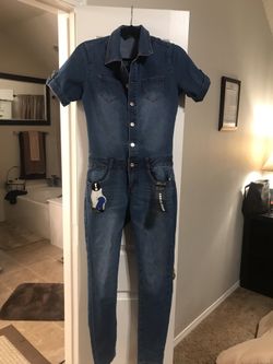 Denim jumpsuit