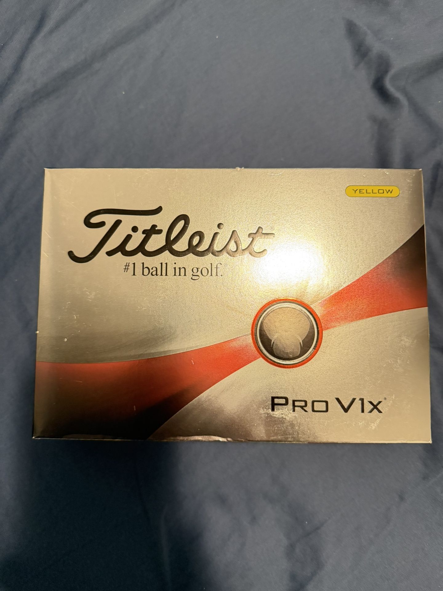 Brand New Titleist Pro V1x Golf Balls — Yellow
