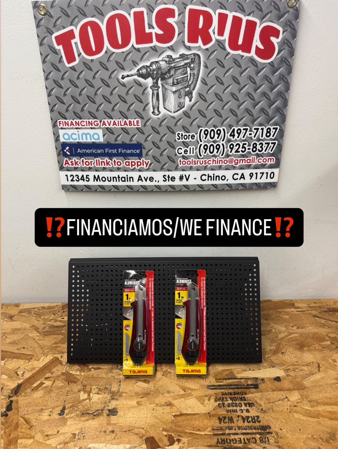 TAJIMA 1” Aluminist Cutter(EACH)**(FINANCIAMOS/WE FINANCE)**