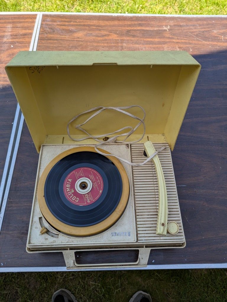 Old Zenith Record Player