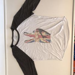 Lucky Brand Men’s The Who Logo 3/4 Sleeve Tee — Size Large