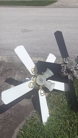 Two ceiling fans