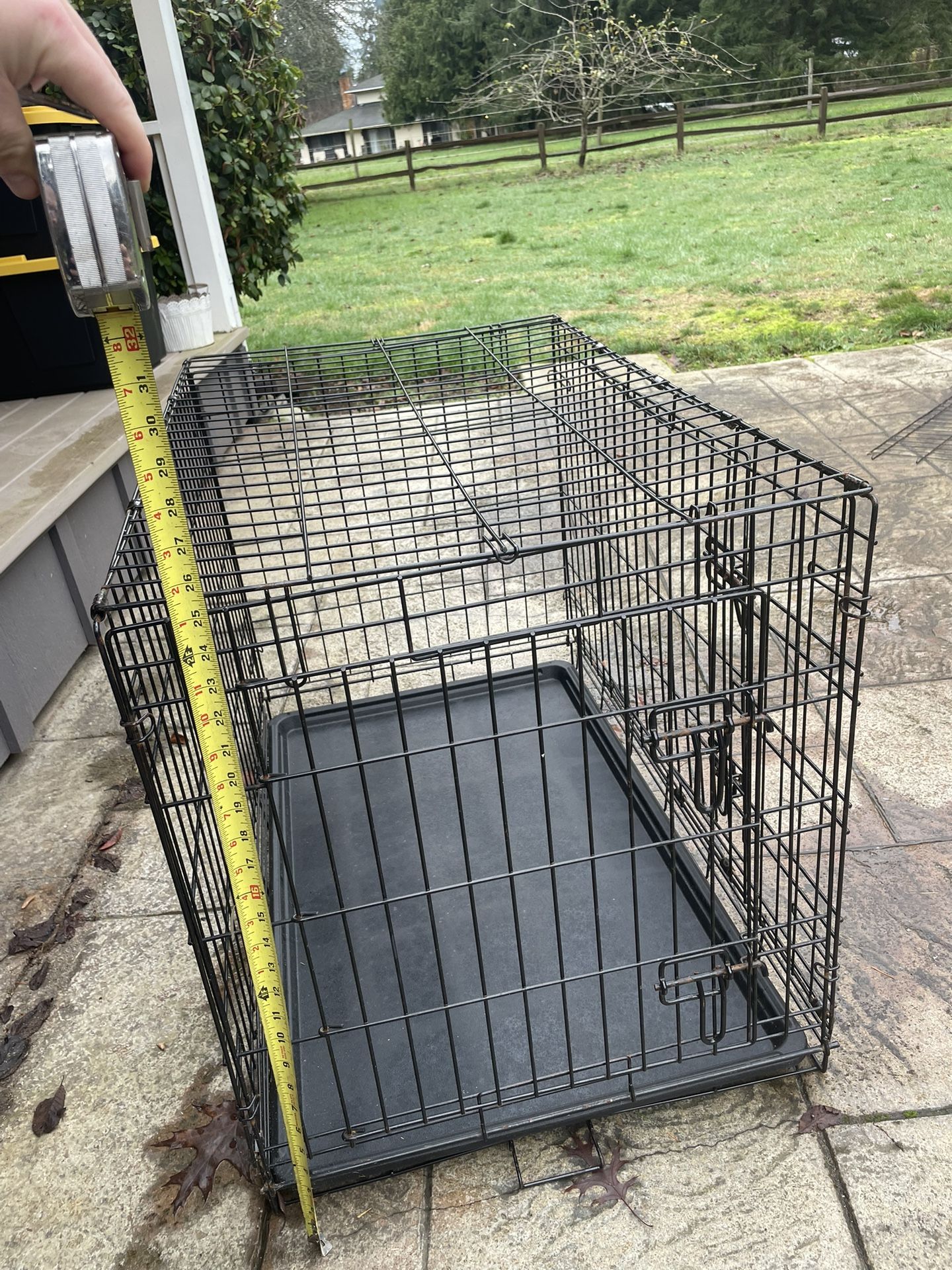 Clean And Functional Dog Crate