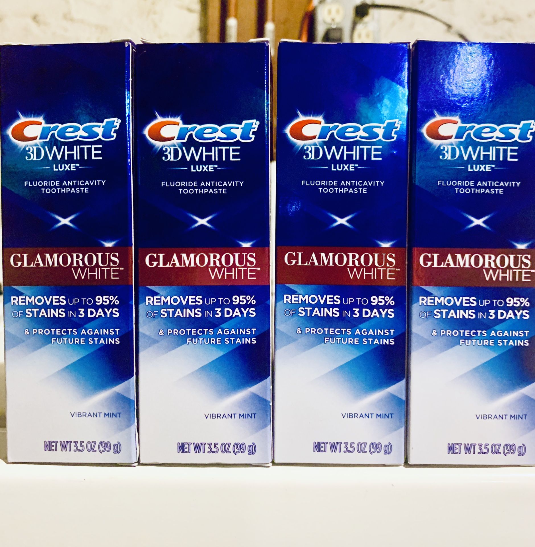 CREST 3D WHITE LUXE GLAMOROUS WHITE TOOTHPASTE 💥