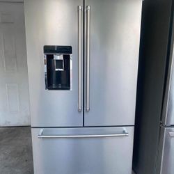 Kitchenaid Counter Depth three door stainless steel fridge