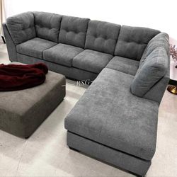 Color Options L Shaped Small Sectional Couch With Chaise Set ⭐$39 Down Payment with Financing ⭐ 90 Days same as cash