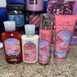 Pink Watermelon Blast Bath & Body Works Set “limited Edition”